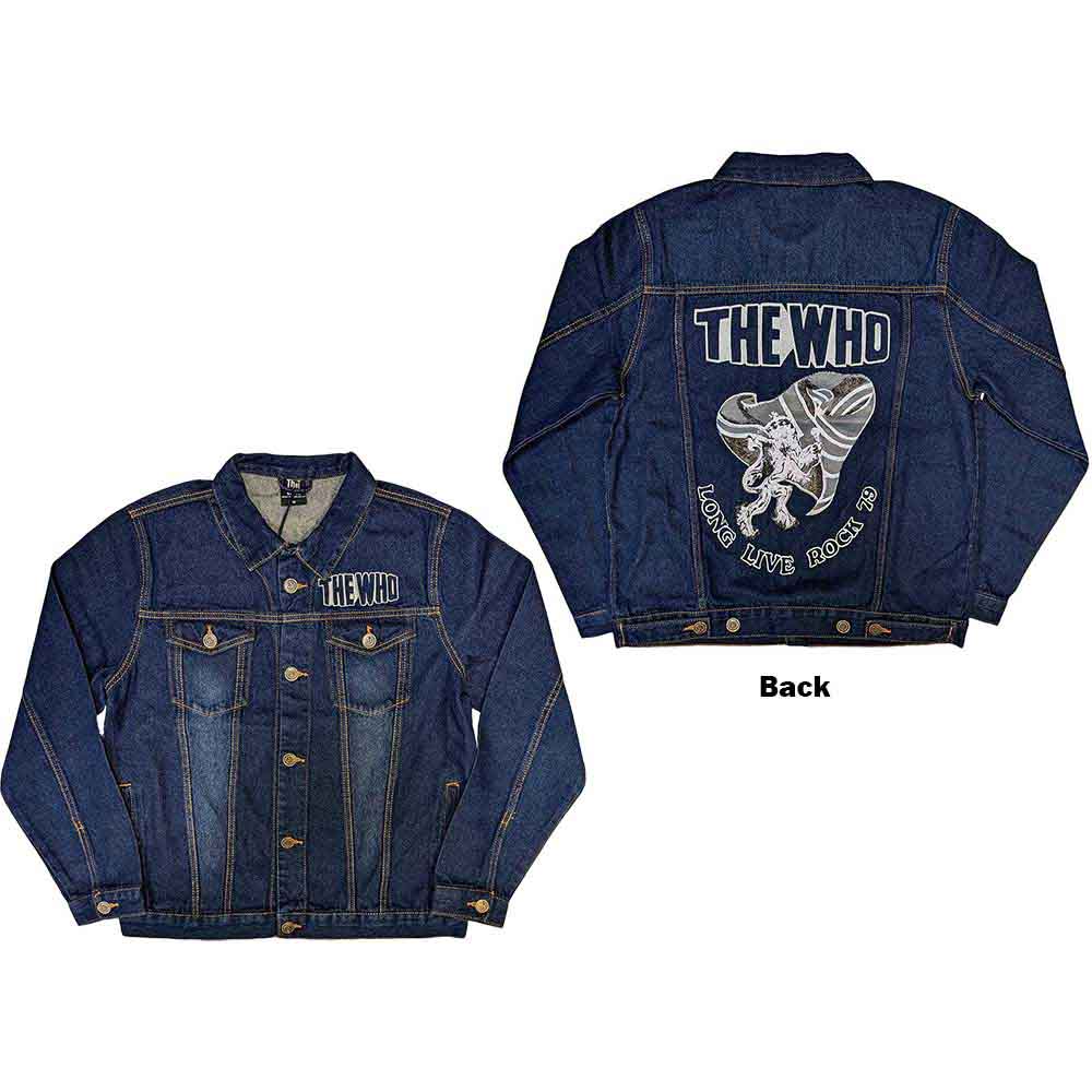 The Who Unisex Denim Jacket: Long Live Rock
