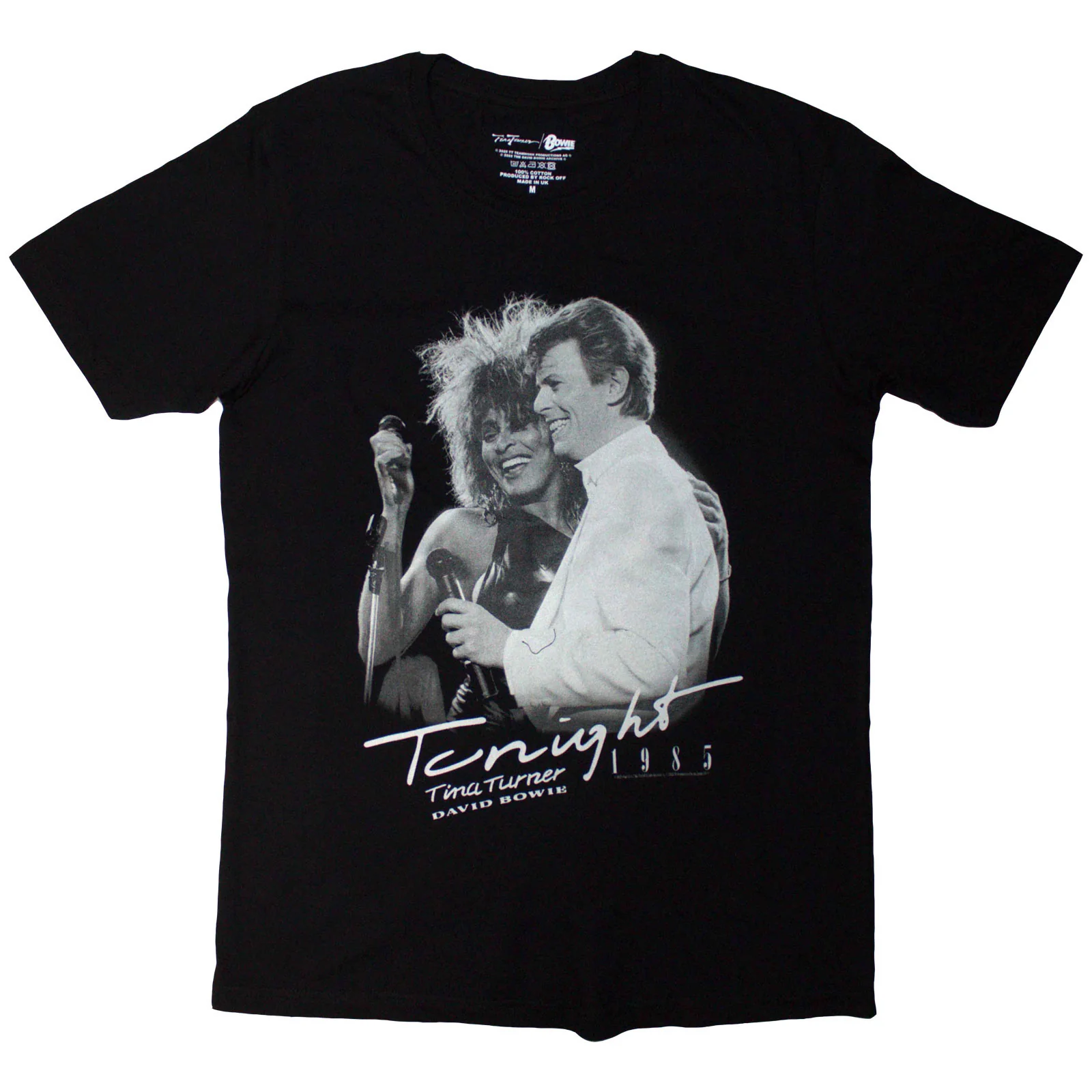 Tina Turner & David Bowie Unisex T-Shirt: Tonight 1985