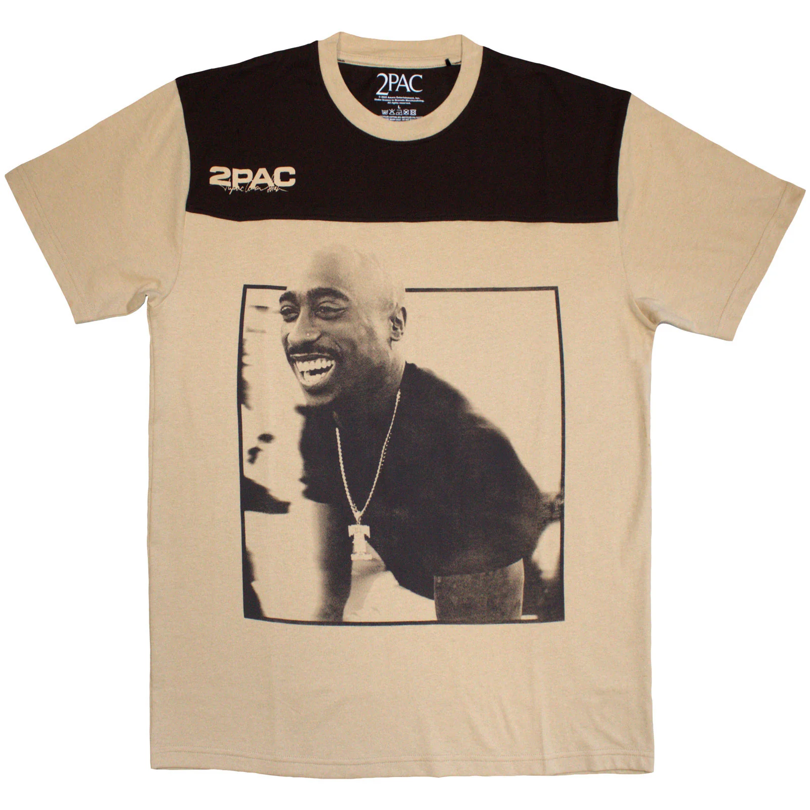 Tupac Unisex T-Shirt: Colour Block