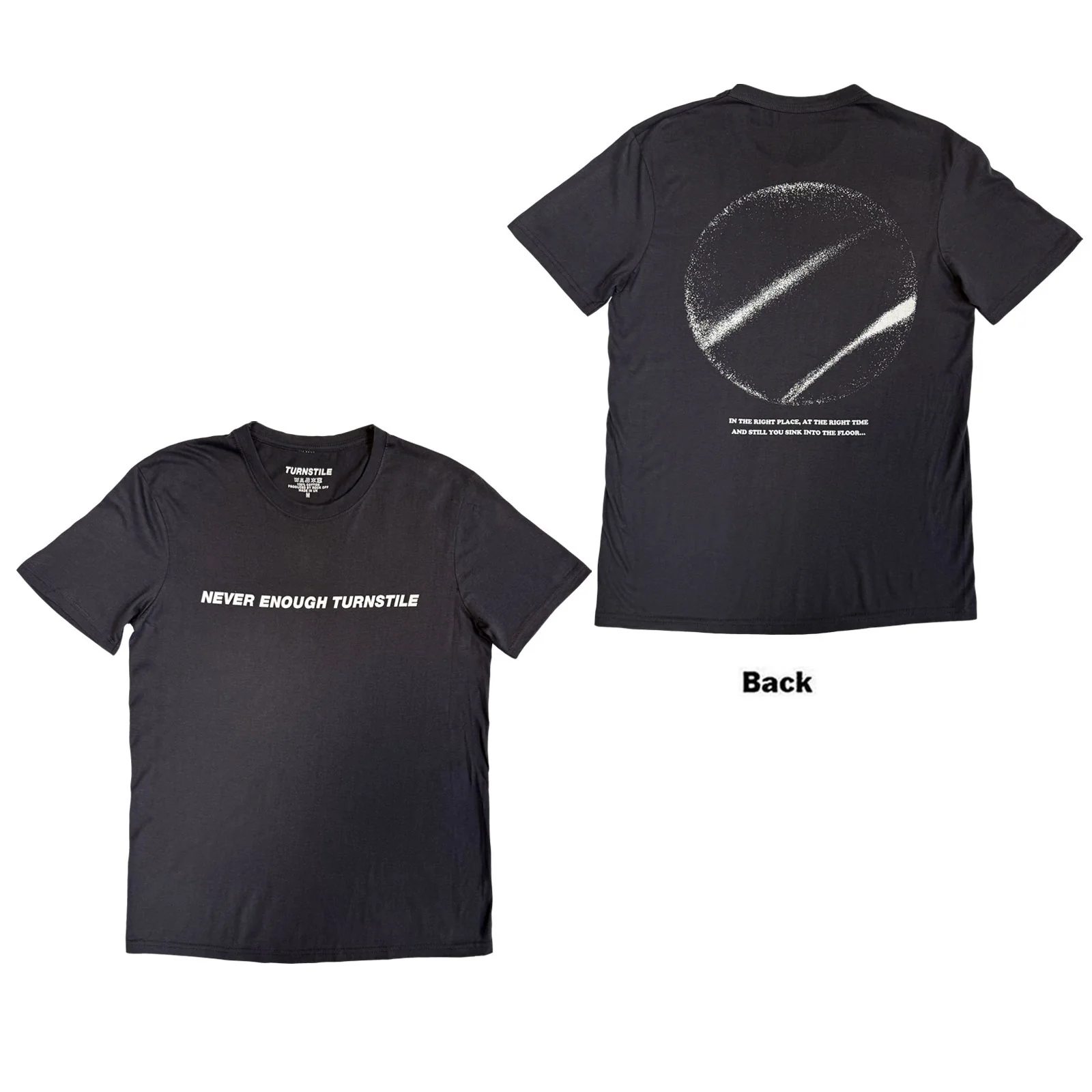 Turnstile Unisex T-Shirt: Right Place, Right Time