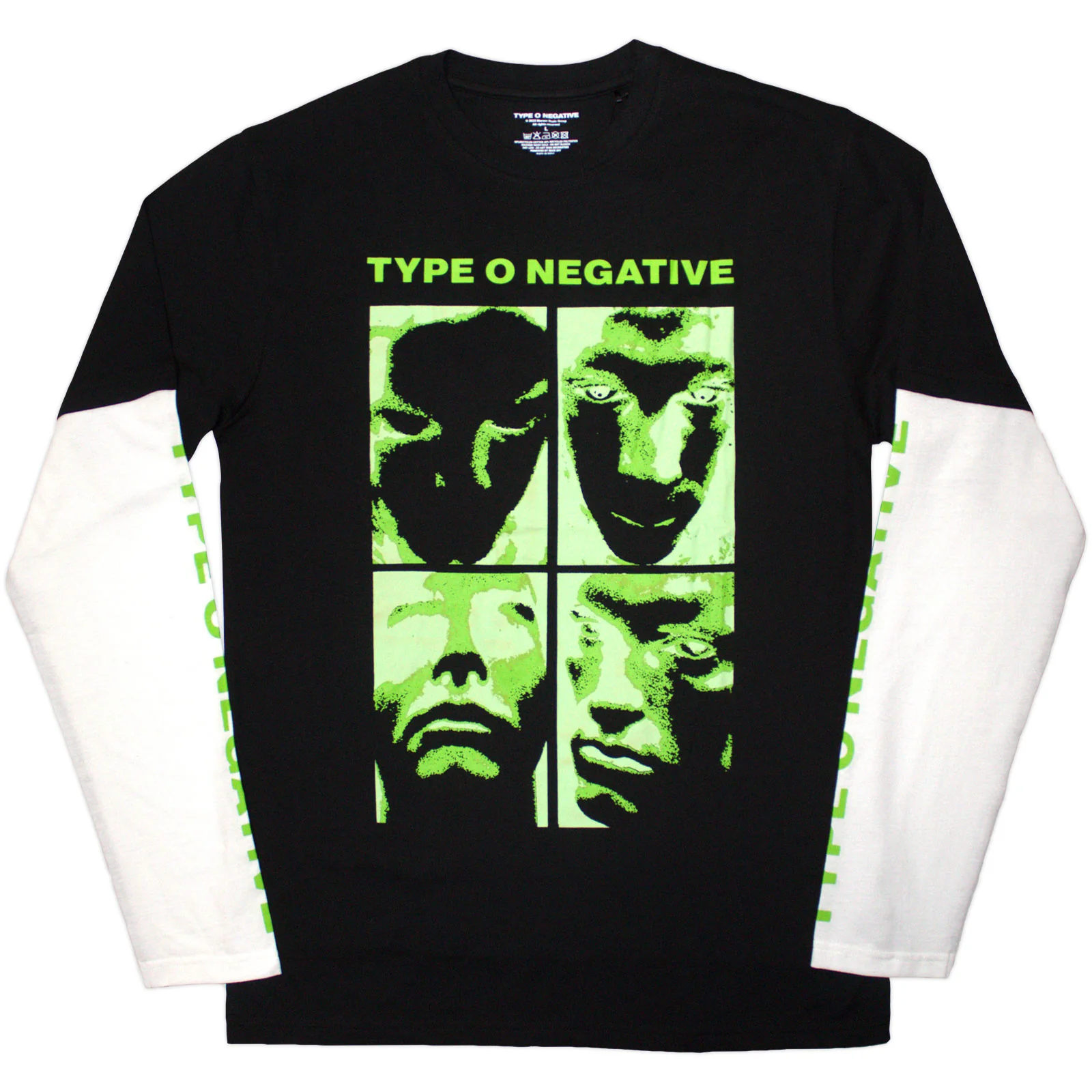 Type O Negative Unisex Layered Long Sleeve T-Shirt: Faces