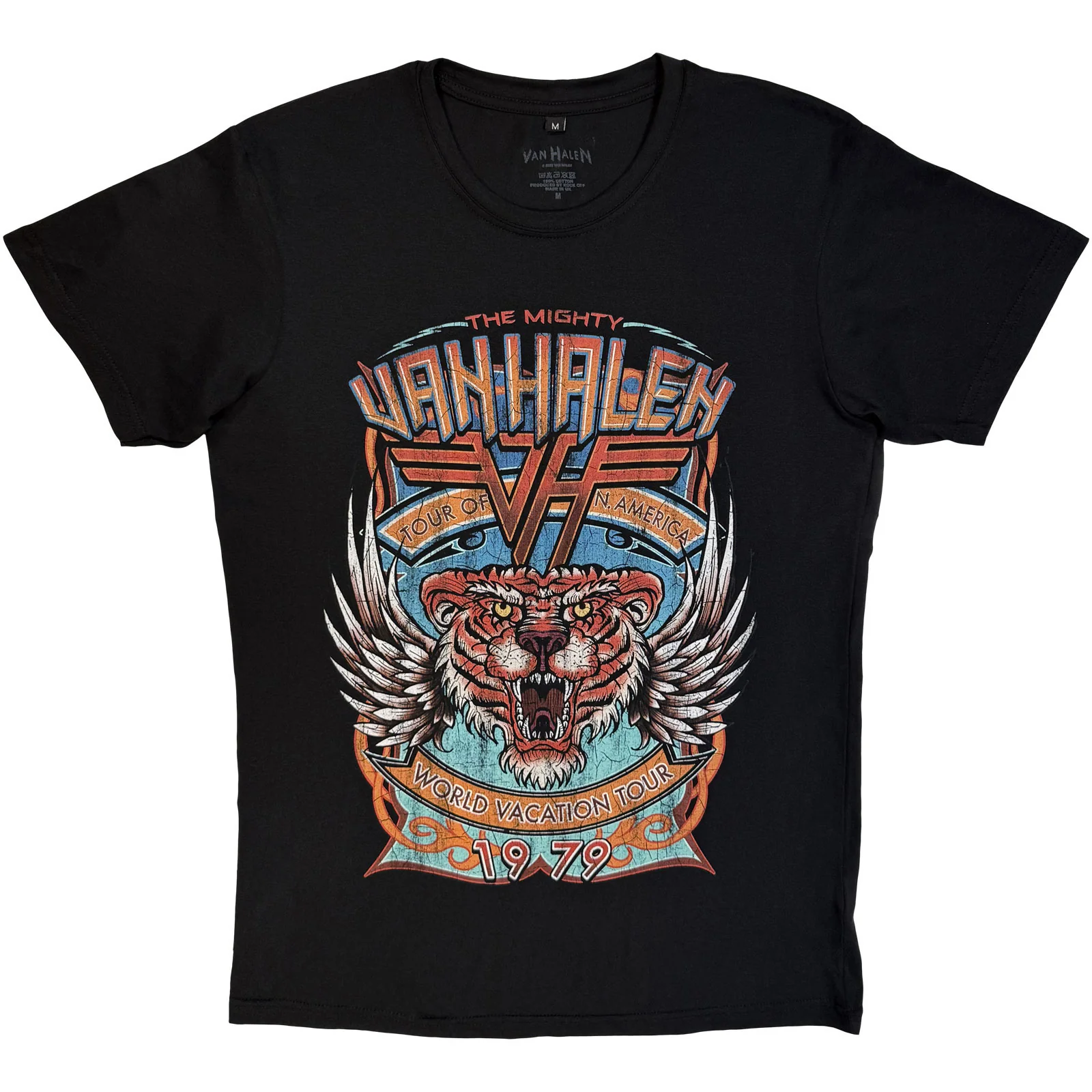 Van Halen Unisex Premium Carbon T-Shirt: World Tour