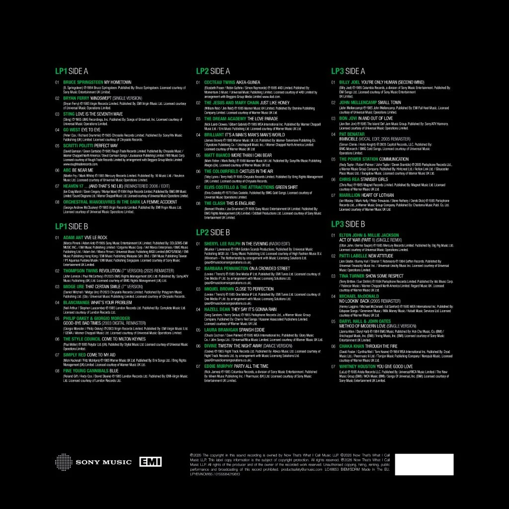 Various - NOW Yearbook - THE VAULT 1985 [VINYL] - Image 3