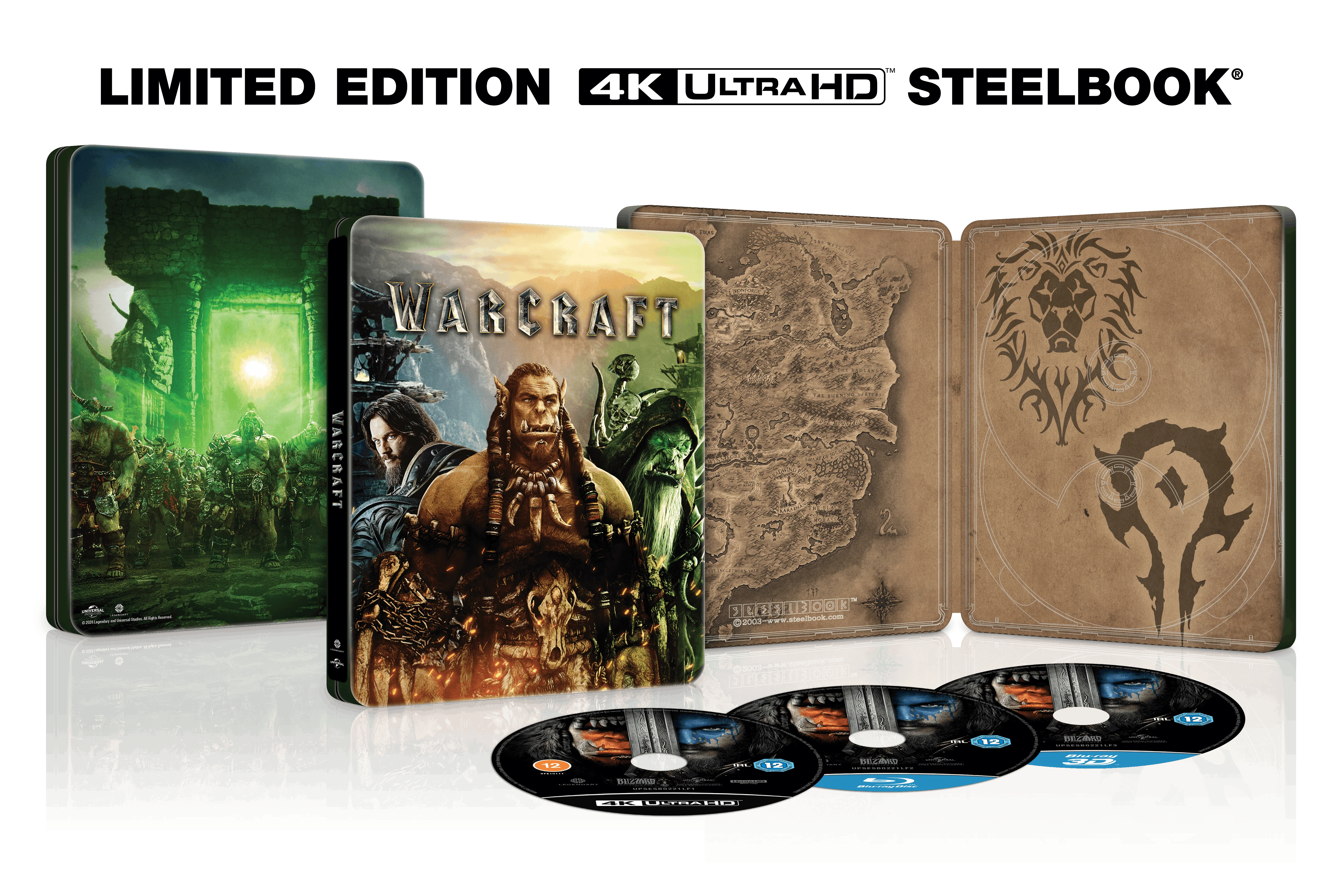 Warcraft 10th Anniversary 4K UHD & Blu-Ray Steelbook [Blu-ray] - Image 2