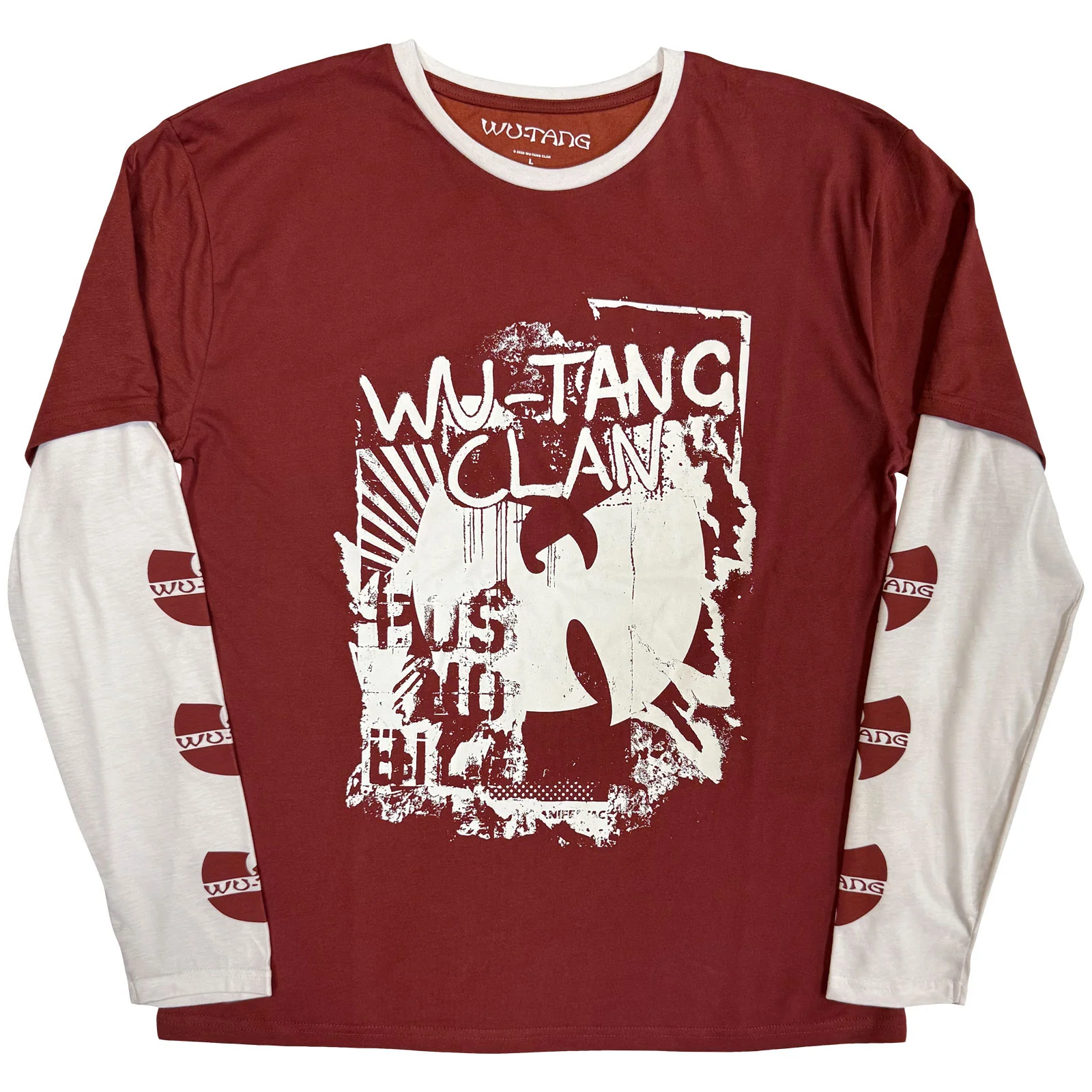 Wu-Tang Clan Unisex Layered Long Sleeve T-Shirt: Graffiti